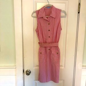 J. McLaughlin Sleeveless Shirt Dress